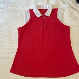 Nivo sports collared golf tank top